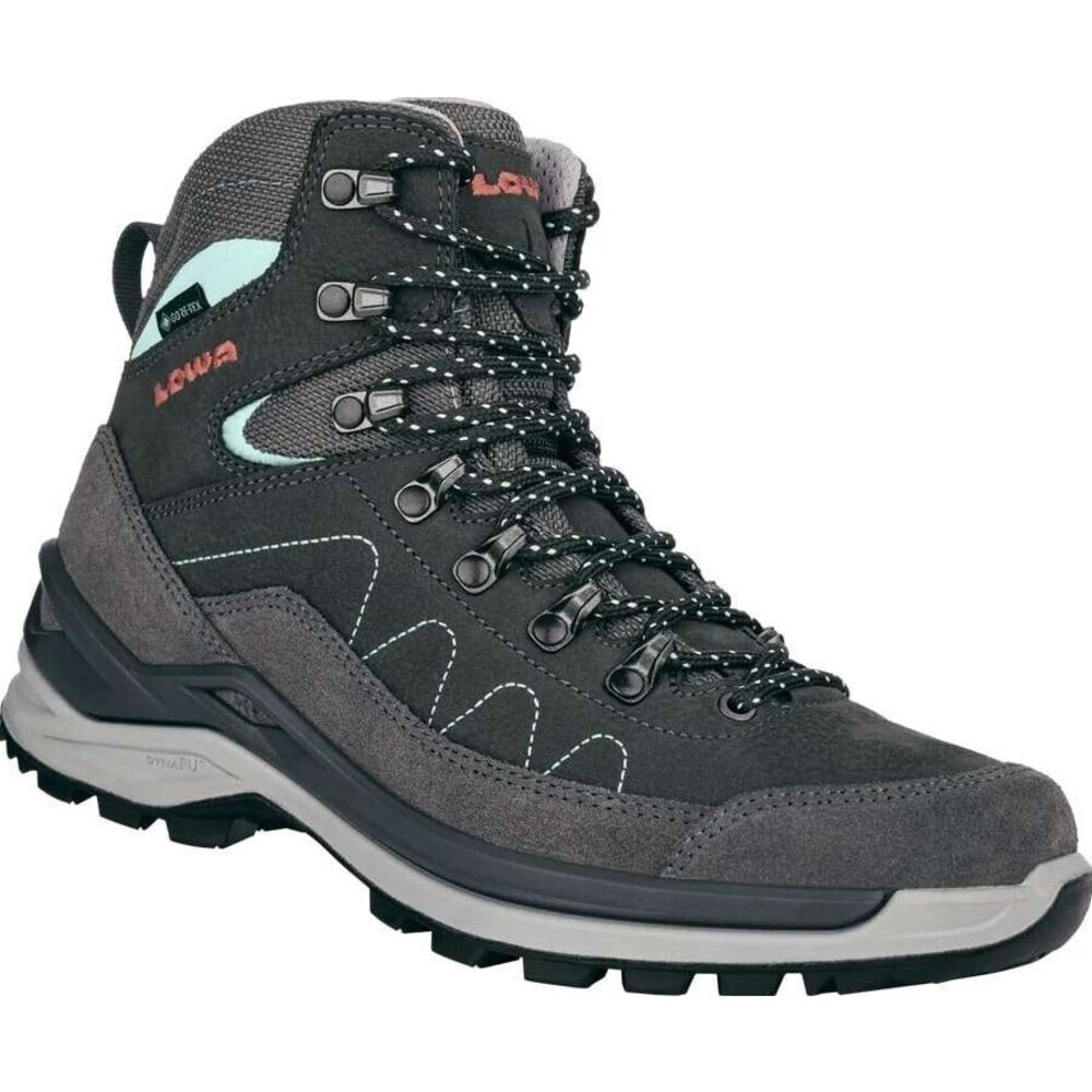 Lowa Toro Pro GTX Mid Women UK 5.5 Graphite Jade Waterproof Hiking Shoes GBNC683